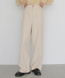【CLEIO】スウェードライクストレートパンツ SUEDE LIKE STRAIGHT PANTS