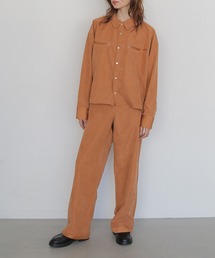 【CLEIO】スウェードライクストレートパンツ SUEDE LIKE STRAIGHT PANTS