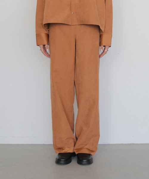 CLEIO(クレイオ)の「【CLEIO】スウェードライクストレートパンツ SUEDE LIKE STRAIGHT PANTS(その他パンツ・レディース・ライトベージュ/テラコッタ/アッシュブラウン・38/36)」の21枚目の写真