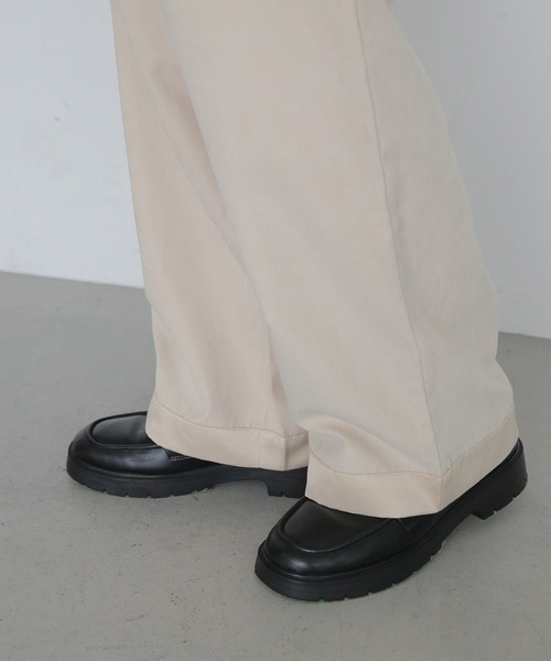 CLEIO(クレイオ)の「【CLEIO】スウェードライクストレートパンツ SUEDE LIKE STRAIGHT PANTS(その他パンツ・レディース・ライトベージュ/テラコッタ/アッシュブラウン・38/36)」の9枚目の写真