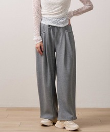 Fetchcollection（フェッチコレクション）の「表起毛 裏シャギー ボンディングスウェット タックポケパンツ（スウェットパンツ）」