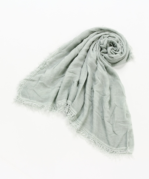 Faliero Sarti（ファリエロサルティ）の「【Faliero Sarti/ファリエロ サルティ】 ストール [GIURELLO]（ストール/ショール・レディース・ミント/アイボリー/ピンクベージュ・FREE）」の2枚目の写真