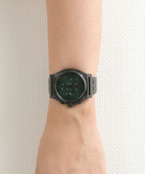 ANALOG.(アナログ)の「THE TIME TELLER CHRONO(アナログ腕時計・メンズ・ゴールド/ゴールド系その他/ブラック×ゴールド/ガンメタ/ネイビー/バーガンディー/グリーン系その他・FREE)」の3枚目の写真