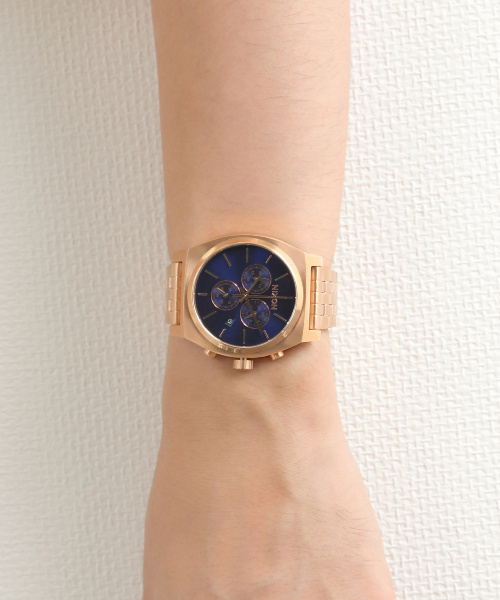 ANALOG.(アナログ)の「THE TIME TELLER CHRONO(アナログ腕時計・メンズ・ゴールド/ゴールド系その他/ブラック×ゴールド/ガンメタ/ネイビー/バーガンディー/グリーン系その他・FREE)」の4枚目の写真