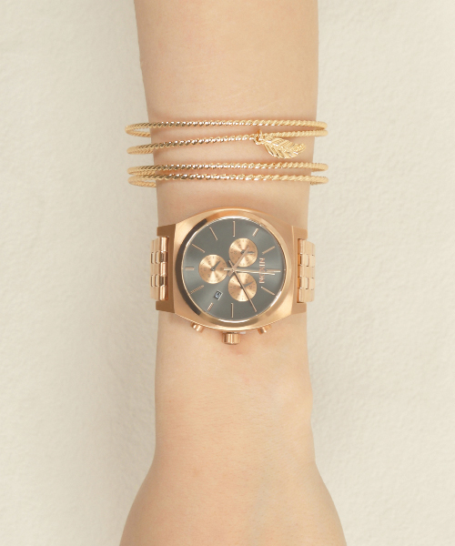 ANALOG.(アナログ)の「THE TIME TELLER CHRONO(アナログ腕時計・メンズ・ゴールド/ゴールド系その他/ブラック×ゴールド/ガンメタ/ネイビー/バーガンディー/グリーン系その他・FREE)」の6枚目の写真