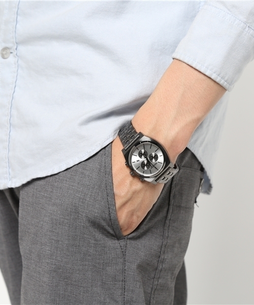 ANALOG.(アナログ)の「THE TIME TELLER CHRONO(アナログ腕時計・メンズ・ゴールド/ゴールド系その他/ブラック×ゴールド/ガンメタ/ネイビー/バーガンディー/グリーン系その他・FREE)」の11枚目の写真