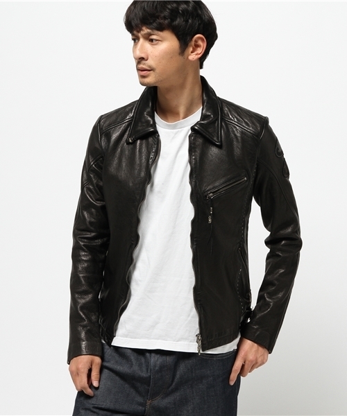 14th Addiction フォーティーンスアディクション の 14th Addiction フォーティーンスアディクション Senseレザージャケット ライダースジャケット Wear