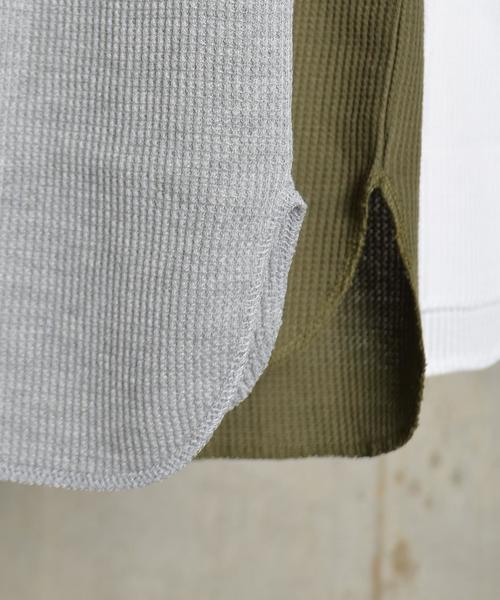 SHIPS GENERAL SUPPLY(シップスジェネラルサプライ)の「SHIPS JET BLUE: FRUIT OF THE LOOM ロングタンクトップ■(タンクトップ・メンズ・グレー/ホワイト/オリーブ/ブラック・LARGE/MEDIUM)」の12枚目の写真