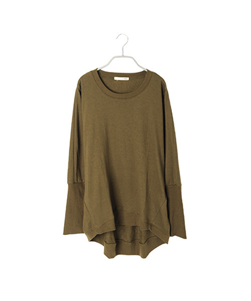 folklore（フォルクローレ）の「裏毛ドルマンプルオーバー/トップス（スウェット・レディース・グレー/ホワイト系その他/ボルドー/グリーン系その他/ネイビー/ブルー系その他・MEDIUM）」の4枚目の写真