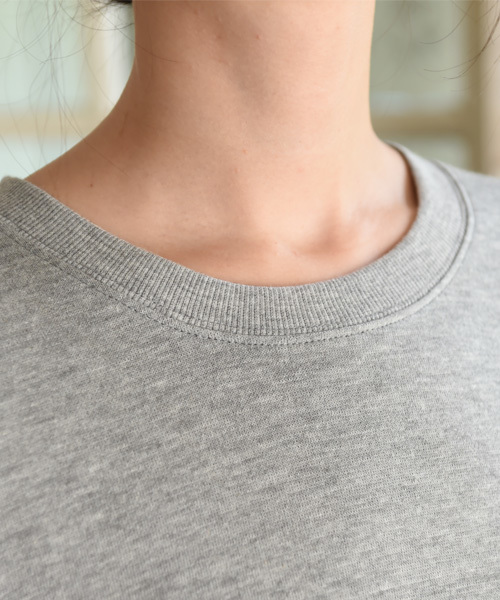 folklore（フォルクローレ）の「裏毛ドルマンプルオーバー/トップス（スウェット・レディース・グレー/ホワイト系その他/ボルドー/グリーン系その他/ネイビー/ブルー系その他・MEDIUM）」の16枚目の写真