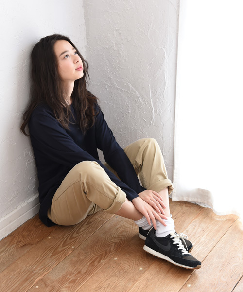 folklore（フォルクローレ）の「裏毛ドルマンプルオーバー/トップス（スウェット・レディース・グレー/ホワイト系その他/ボルドー/グリーン系その他/ネイビー/ブルー系その他・MEDIUM）」の15枚目の写真