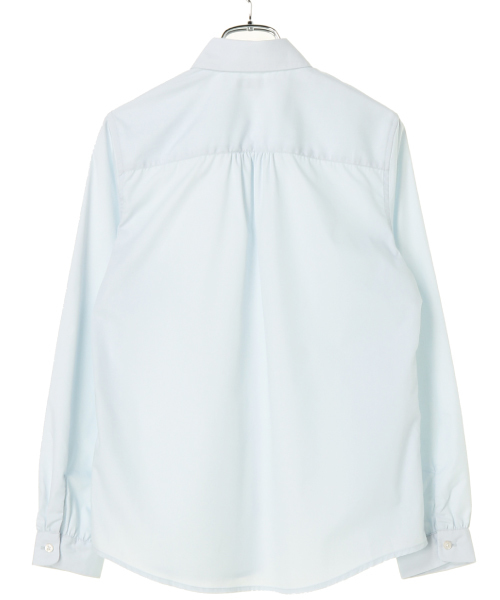 earth music&ecology（アースミュージックアンドエコロジー）の「《WEB限定》【KANKO×earth】ラウンドカラーシャツ（シャツ/ブラウス・レディース・サックスブルー/ホワイト/ピンク・SMALL/MEDIUM）」の4枚目の写真