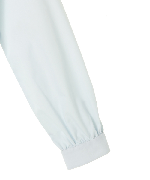 earth music&ecology（アースミュージックアンドエコロジー）の「《WEB限定》【KANKO×earth】ラウンドカラーシャツ（シャツ/ブラウス・レディース・サックスブルー/ホワイト/ピンク・SMALL/MEDIUM）」の6枚目の写真