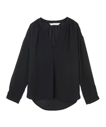 31 Sons de mode | ノーカラーＶネックブラウス(シャツ/ブラウス)