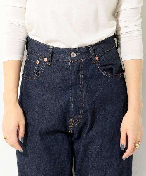 UNITED ARROWS（ユナイテッドアローズ）の「＜FILL THE BILL(フィル ザ ビル)＞ ハイウエスト デニム（デニムパンツ・レディース・ネイビー・26/27/28）」の4枚目の写真