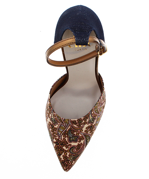 SON CHIC TOKYO（ソンシックトウキョウ）の「2WAYリボンストラップセパレートパンプス(774-59104)【SON CHIC TOKYO】（パンプス・レディース・ベージュ/ブラック/アイボリー・22.5/22/24/23/23.5/24.5）」の13枚目の写真