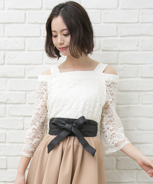 Ingni イング の 肩開きオフショルダーレーストップス レディース 17ｓｓ Tシャツ カットソー Wear