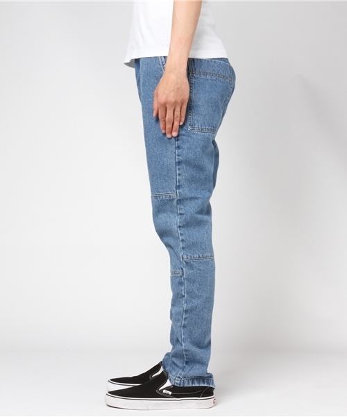 WEGO（ウィゴー）の「WEGO/サイドジップデニムイージーパンツ（デニムパンツ・メンズ・インディゴブルー・LARGE/MEDIUM）」の9枚目の写真