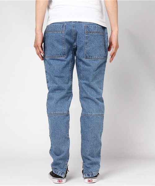 WEGO（ウィゴー）の「WEGO/サイドジップデニムイージーパンツ（デニムパンツ・メンズ・インディゴブルー・LARGE/MEDIUM）」の10枚目の写真