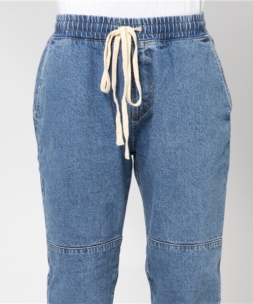 WEGO（ウィゴー）の「WEGO/サイドジップデニムイージーパンツ（デニムパンツ・メンズ・インディゴブルー・LARGE/MEDIUM）」の4枚目の写真