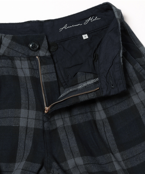 AMERICAN HOLIC（アメリカンホリック）の「P コットン起毛ワイドパンツ（その他パンツ・レディース・ハウンドトゥース/チェック/グリーン系その他/その他・S/L/M）」の6枚目の写真