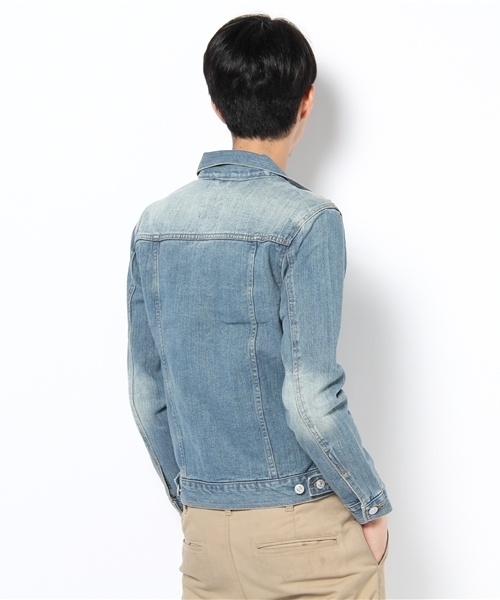 WEGO（ウィゴー）の「ベーシックデニムGジャン（デニムジャケット・メンズ・インディゴブルー/ダークインディゴブルー/ライトインディゴブルー・MEDIUM/LARGE/X-LARGE）」の5枚目の写真