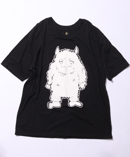 i（アイ）の「【i】かいじゅうPTT（Tシャツ/カットソー・レディース・ホワイト/オフホワイト/ブラック・ﾌﾘ-）」の9枚目の写真