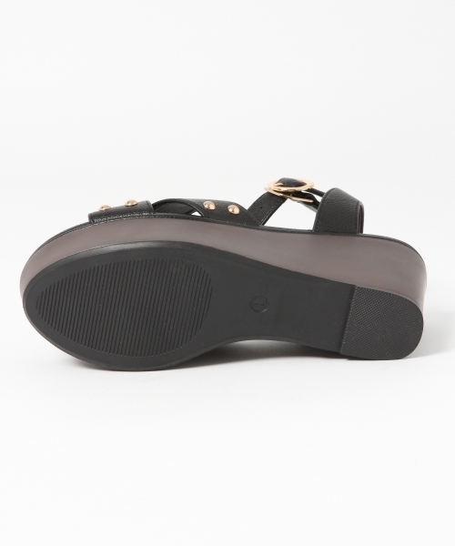 Heather(ヘザー)の「アツゾコクロスサンダル 783470(サンダル・レディース・ブラック/ホワイト/レッド/シルバー系その他・L/M/S)」の6枚目の写真