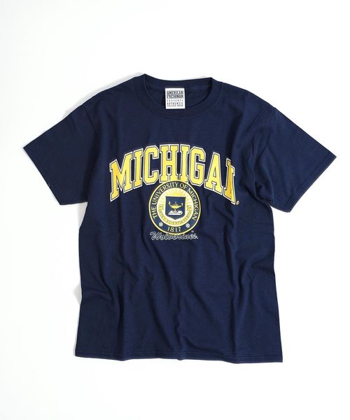 SHIPS（シップス）の「カレッジプリントTee◇（Tシャツ/カットソー・レディース・ホワイト/ライトホワイト/ネイビー・ONE SIZE）」の13枚目の写真