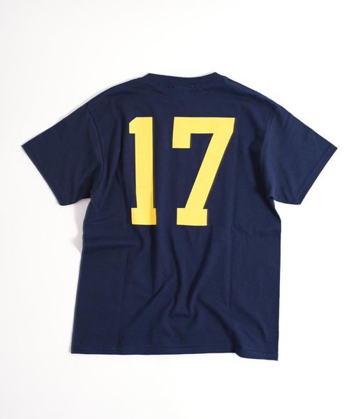 SHIPS（シップス）の「カレッジプリントTee◇（Tシャツ/カットソー・レディース・ホワイト/ライトホワイト/ネイビー・ONE SIZE）」の6枚目の写真