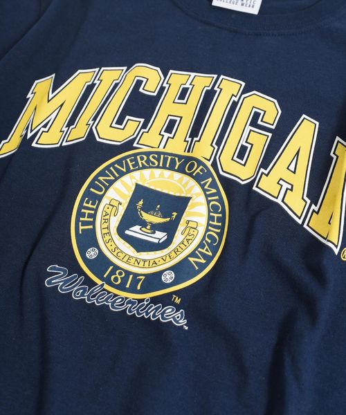 SHIPS（シップス）の「カレッジプリントTee◇（Tシャツ/カットソー・レディース・ホワイト/ライトホワイト/ネイビー・ONE SIZE）」の7枚目の写真