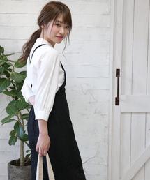 Girly Doll | ブラウス　Vネックプルオーバー(シャツ/ブラウス)