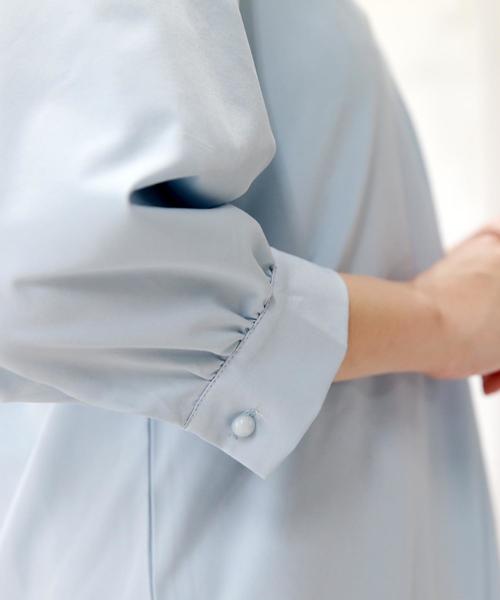 Girly Doll（ガーリードール）の「ブラウス　Vネックプルオーバー（シャツ/ブラウス・レディース・ライトブルー/ブラック/ベージュ/オフホワイト・M/L）」の8枚目の写真