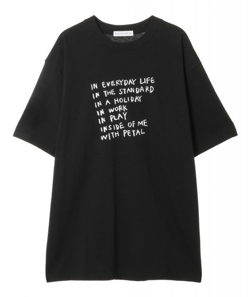 クラネ ペタル ハンドペイント Tシャツ CLANE CLANE（クラネ）の「クラネペタルハンドペイントTシャツ（Tシャツ