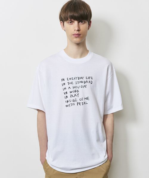 クラネ ペタル ハンドペイント Tシャツ CLANE CLANE（クラネ）の「クラネペタルハンドペイントTシャツ（Tシャツ