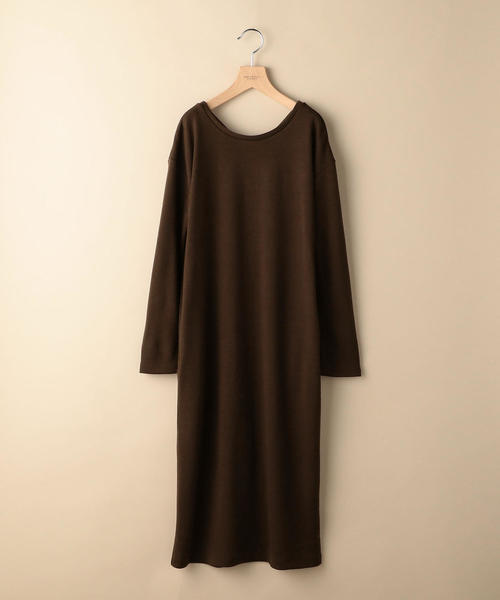 BEAUTY&YOUTH UNITED ARROWS（ビューティーアンドユースユナイテッドアローズ）の「BY バックボタン2WAYワンピース о（ワンピース・レディース・ブラック/ベージュ/ダークブラウン/ブラウン・FREE）」の9枚目の写真