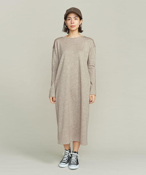 BEAUTY&YOUTH UNITED ARROWS（ビューティーアンドユースユナイテッドアローズ）の「BY バックボタン2WAYワンピース о（ワンピース・レディース・ブラック/ベージュ/ダークブラウン/ブラウン・FREE）」の7枚目の写真