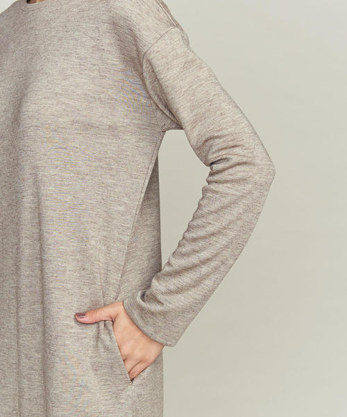 BEAUTY&YOUTH UNITED ARROWS（ビューティーアンドユースユナイテッドアローズ）の「BY バックボタン2WAYワンピース о（ワンピース・レディース・ブラック/ベージュ/ダークブラウン/ブラウン・FREE）」の16枚目の写真