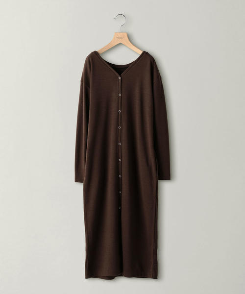 BEAUTY&YOUTH UNITED ARROWS（ビューティーアンドユースユナイテッドアローズ）の「BY バックボタン2WAYワンピース о（ワンピース・レディース・ブラック/ベージュ/ダークブラウン/ブラウン・FREE）」の20枚目の写真