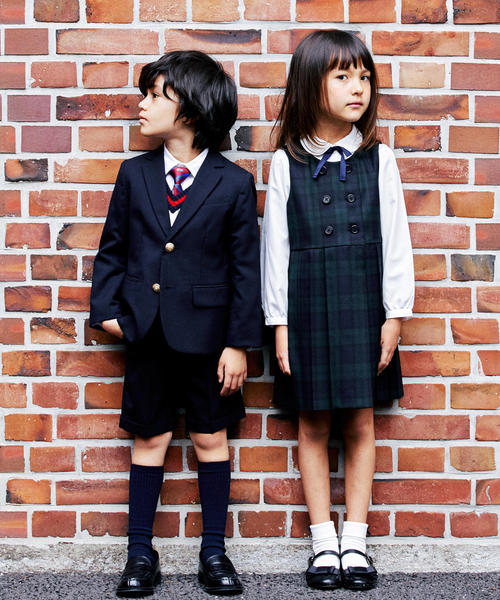 green label relaxing(グリーンレーベルリラクシング)の「TWショーツ(その他パンツ・キッズ・ネイビー/グレー・115/105/135/125)」の3枚目の写真