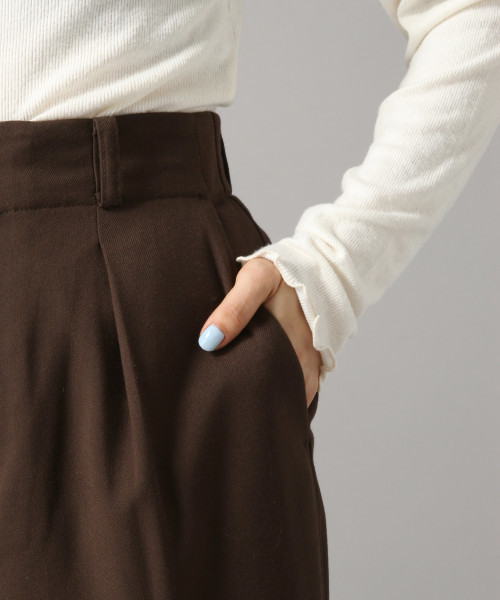 LOWRYS FARM（ローリーズファーム）の「キモウワイドパンツ／Ｂ　820344（その他パンツ・レディース・ブラウン/グレー/アイボリー/ブラウン系その他・MEDIUM/LARGE）」の14枚目の写真