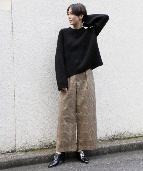 LOWRYS FARM（ローリーズファーム）の「キモウワイドパンツ／Ｂ　820344（その他パンツ・レディース・ブラウン/グレー/アイボリー/ブラウン系その他・MEDIUM/LARGE）」の10枚目の写真