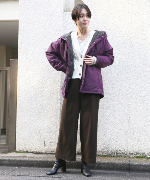 LOWRYS FARM（ローリーズファーム）の「キモウワイドパンツ／Ｂ　820344（その他パンツ・レディース・ブラウン/グレー/アイボリー/ブラウン系その他・MEDIUM/LARGE）」の8枚目の写真