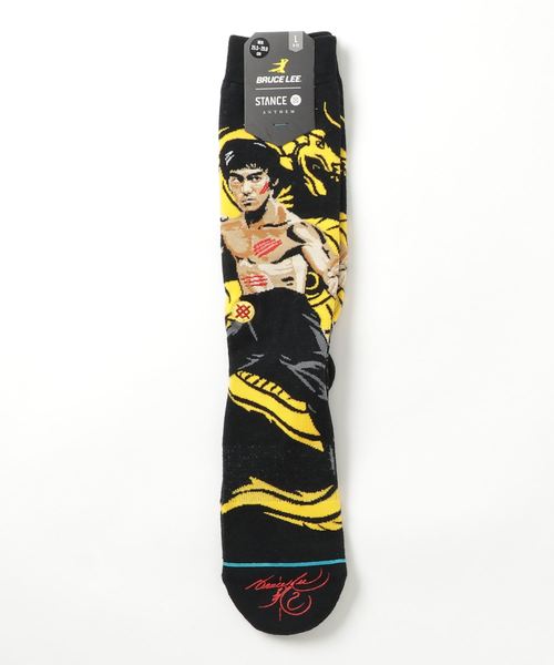 Stance スタンス の Stance Socks スタンスソックス Dragon M545d18fra Blk Black ソックス 靴下 Wear