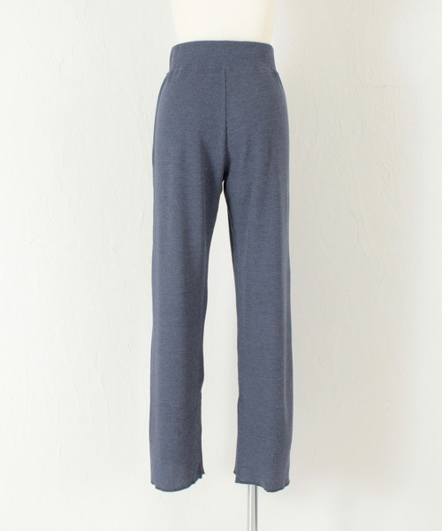 titivate（ティティベイト）の「ワッフルスリットイージーパンツ（その他パンツ・レディース・ブラック/ブルー/モカ/オートミール/杢グレー・S/M/L）」の11枚目の写真