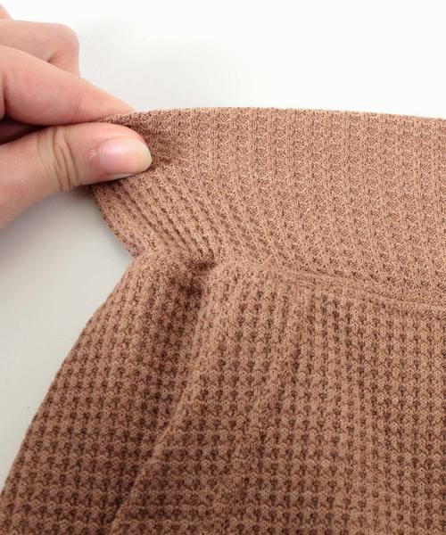 titivate（ティティベイト）の「ワッフルスリットイージーパンツ（その他パンツ・レディース・ブラック/ブルー/モカ/オートミール/杢グレー・S/M/L）」の13枚目の写真