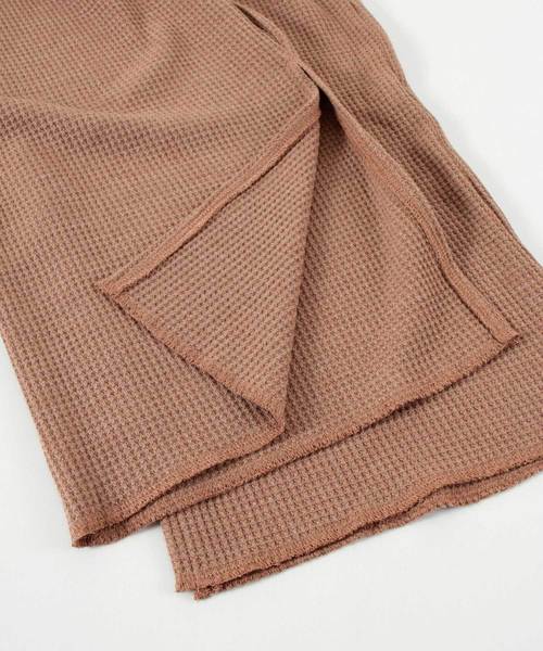 titivate（ティティベイト）の「ワッフルスリットイージーパンツ（その他パンツ・レディース・ブラック/ブルー/モカ/オートミール/杢グレー・S/M/L）」の14枚目の写真