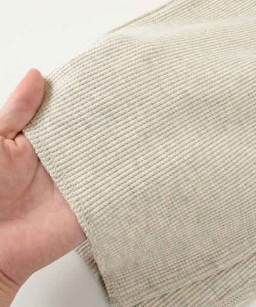 titivate（ティティベイト）の「ワッフルスリットイージーパンツ（その他パンツ・レディース・ブラック/ブルー/モカ/オートミール/杢グレー・S/M/L）」の15枚目の写真