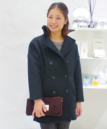 FIGARO Paris | スーパーダブルフェイスコクーンコート　＊(ピーコート)