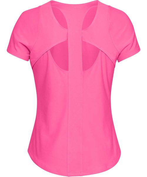 UNDER ARMOUR（アンダーアーマー）の「ウーマンズトレーニングTシャツ / バニッシュショートスリーブ（Tシャツ/カットソー・レディース・ピンク/オフホワイト・SM/LG/MD/XL）」の7枚目の写真